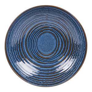 Assiette creuse Moon    x6 Bleu - Céramique - 22 x 1 x 22 cm