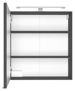 Waschtisch-Set Davos 90cm Grau - Holzwerkstoff - 90 x 180 x 47 cm