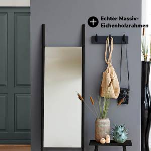 Wandspiegel Standspiegel mit Holzrahmen Braun - Massivholz - 47 x 170 x 4 cm
