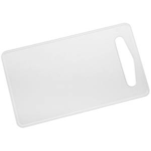 Planche à découper Blanc - Matière plastique - 13 x 23 x 1 cm