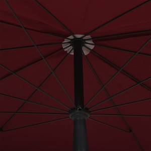 Parasol de jardin Marron - Textile - 200 x 234 x 200 cm