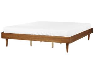 Doppelbett TOUCY Braun - Massivholz - 185 x 38 x 204 cm