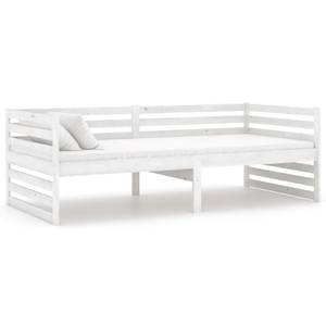 Tagesbett 3008452 Weiß - Massivholz - Holzart/Dekor - 98 x 68 x 203 cm