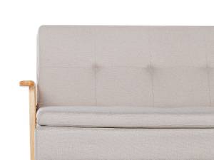 Canapé convertible TJORN Beige - Marron - Textile - 204 x 82 x 67 cm