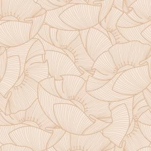 Tapete Mohnblumen 7445 Beige