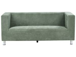 3-Sitzer Sofa FLORO Grün - Hellgrün - Silber