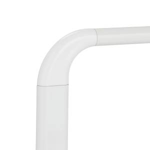 Stehender Handtuchhalter mit 3 Stangen Weiß - Glas - Metall - 45 x 80 x 20 cm