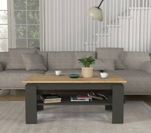 Couchtisch Leroy Beige - Grau - Holzwerkstoff - 110 x 60 x 47 cm