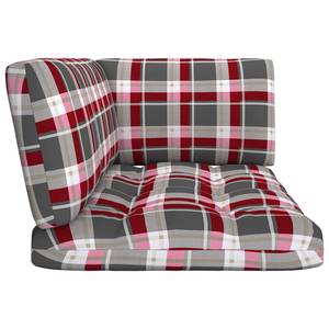 Palettensofa 3016503-3 (2-teilig) Schwarz - Rot