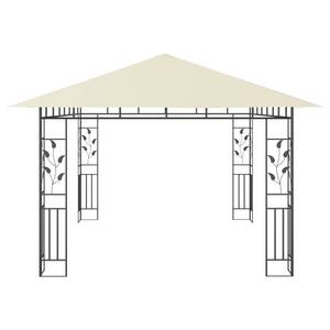 Gartenpavillon 3005303 Creme - Tiefe: 400 cm