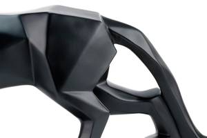 Sculpture moderne Black Panther Noir - Pierre artificielle - Matière plastique - 48 x 15 x 11 cm