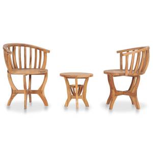 Bistro-Set (3-teilig) 49383 Braun - Massivholz - Holzart/Dekor - 40 x 44 x 40 cm