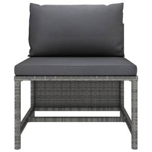 Garten-Lounge-Set (10-teilig) 3009676-2 Grau - Metall - Polyrattan - 60 x 60 x 60 cm