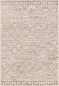 In- & Outdoor-Teppich Metro Beige - Weiß - Textil - 160 x 1 x 230 cm