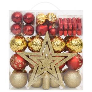 Weihnachtskugel-Set (70-teilig) 3028561 Gold - Rot