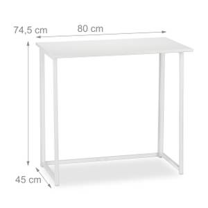 Bureau pliable Blanc