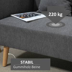 Sofa 839-209GY Glas Grau