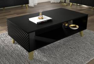 Table basse Ravenna PC Noir - Doré