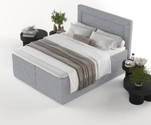 Boxspringbett Imagine Grau - Breite: 140 cm - H4