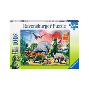 Puzzle Unter den Dinosauriern, 100 Teile Papier - 23 x 4 x 34 cm