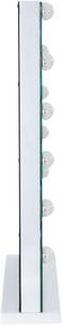 Miroir Led de Maquillage Murrieta Blanc - Matière plastique - 43 x 61 x 12 cm