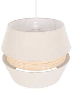 Lampe suspension ATOYAC Beige - Bleu - Fibres naturelles - 42 x 105 x 42 cm