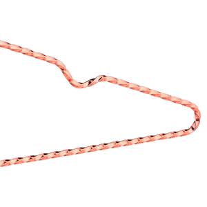 Cintre fil de fer jeu de10 Doré - Métal - 42 x 21 x 1 cm