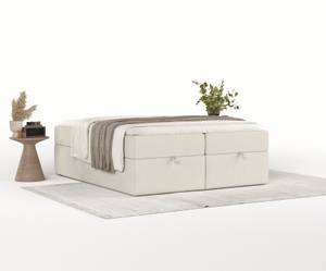 Boxspringbett Freja Beige - Breite: 200 cm