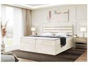 Boxspringbett Karim Creme - 160 x 234 cm - H3