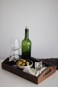 Stapelbares Weinglas Weiß - Glas - 10 x 15 x 10 cm