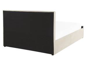 Doppelbett AMIENS Beige - Creme - Breite: 151 cm