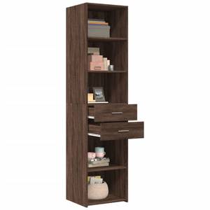 Highboard DE9872 Braun - Holzwerkstoff - 43 x 185 x 45 cm