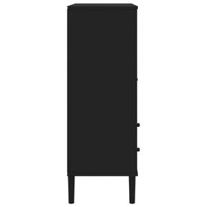 Highboard DE7231 Schwarz