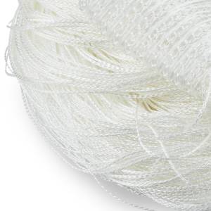 Rideau de fils blanc en lot de 3 Blanc - Textile - 145 x 245 x 1 cm