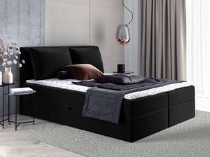 Boxspringbett Doppelbett Pinet Schwarz - Breite: 180 cm