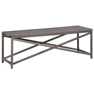 Banc de jardin 3000274 Gris - Métal - Polyrotin - 120 x 43 x 40 cm