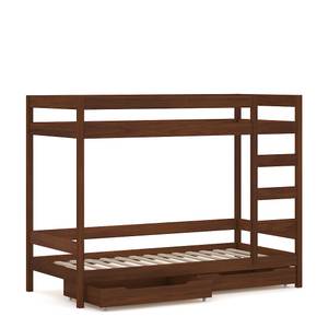 Etagenbett Massivholz 180x80 Palisander Braun - 87 x 187 cm