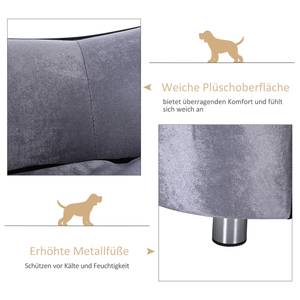 Hundesofa D04-016 Grau - Textil - 49 x 38 x 69 cm