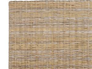 Doppelbett SALBRIS Blau - Braun - Rattan - 192 x 120 x 213 cm