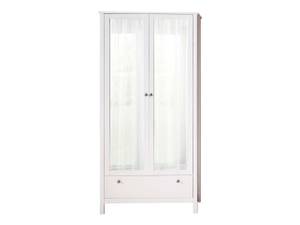 l' armoire Orla Blanc - En partie en bois massif - 92 x 192 x 38 cm
