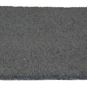 Graue Fußmatte aus Kokos Grau - Naturfaser - Kunststoff - 60 x 2 x 40 cm