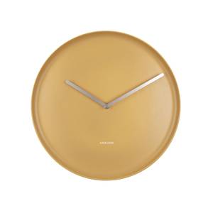 Horloge murale Plate Jaune