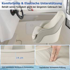 Bootssitz ZB33057ITDE Weiß - Textil - 61 x 53 x 58 cm