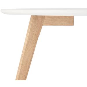 Table basse Life Blanc ø80 cm Blanc - Bois manufacturé - 80 x 45 x 80 cm