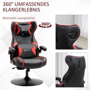 Gamingsessel mit Lautsprecher 921-576RD Rot