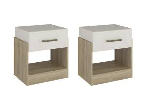 Nachttisch BODIL 2er-Set Beige