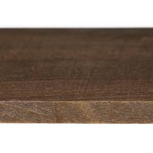 Hängeregal Holz & Seil 3 Ablagen Beige - Braun - Holzwerkstoff - Naturfaser - 43 x 96 x 15 cm