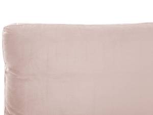 Lit double MELLE Noir - Rose foncé - 156 x 95 x 228 cm