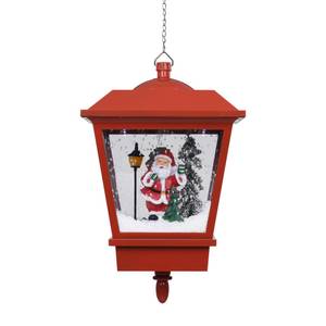 Weihnachts-Hängelampe 289928 Rot - Metall - Kunststoff - 27 x 45 x 27 cm