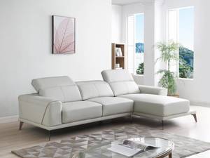 Sofa ANDOR Beige - Echtleder - 170 x 95 x 279 cm